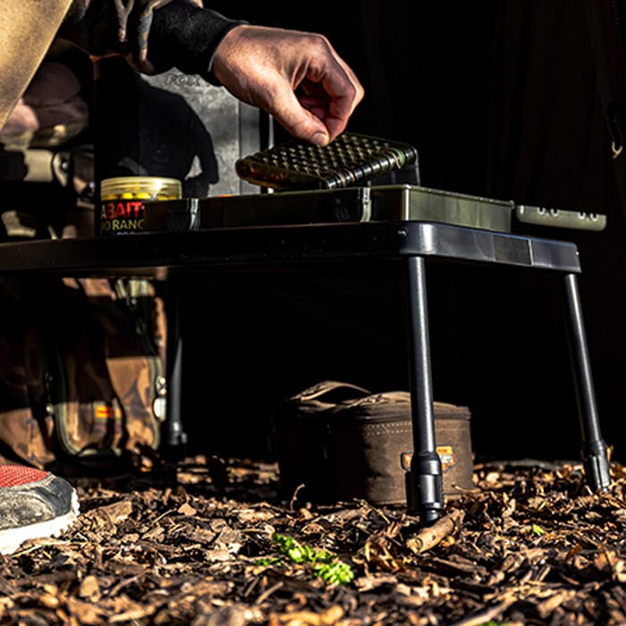 Fox Fishing Bivvy Table In Use 2