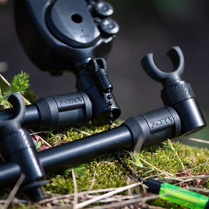Fox Black Label QR Adjustable XL Fishing Buzzer Bar In Use 3