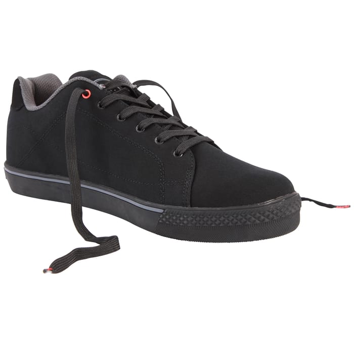 Fox Black Orange Casual Trainers Laces