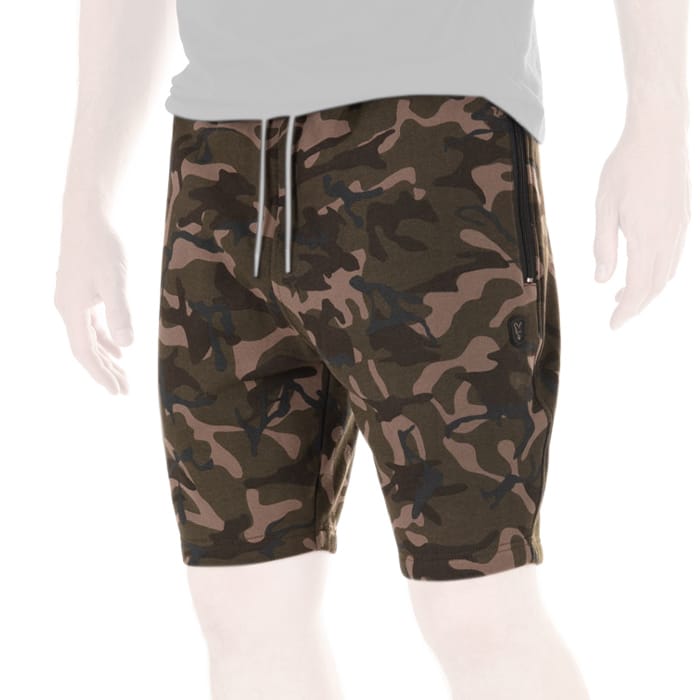 Fox Camo Fishing Jogger Shorts Front
