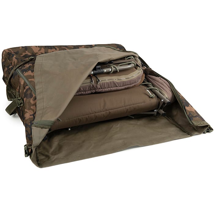 Fox Camolite Small Fishing Bed Bag In Use 1