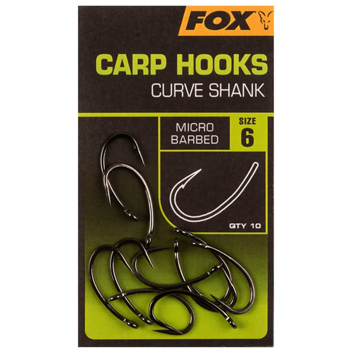 Fox Curve Shank Carp Hooks - Micro Barbed 1