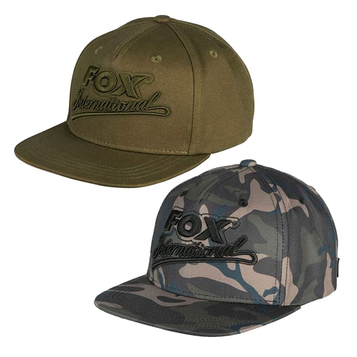 Fox College Snap Back Fishing Cap Khaki & Camo