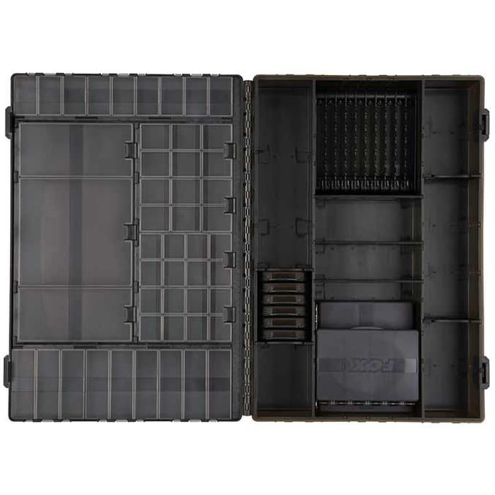 Fox Edges Large Tackle Box Loaded Open 1