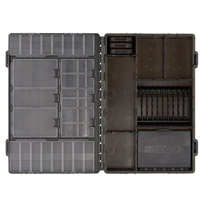 Fox Edges Loaded Medium Fishing Tackle Box Inside