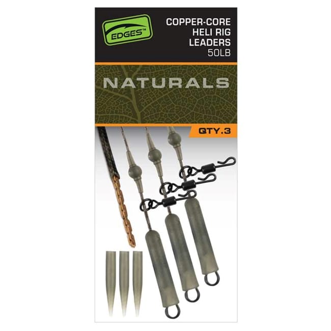 Fox Edges Naturals Copper Core Heli Rig Leaders