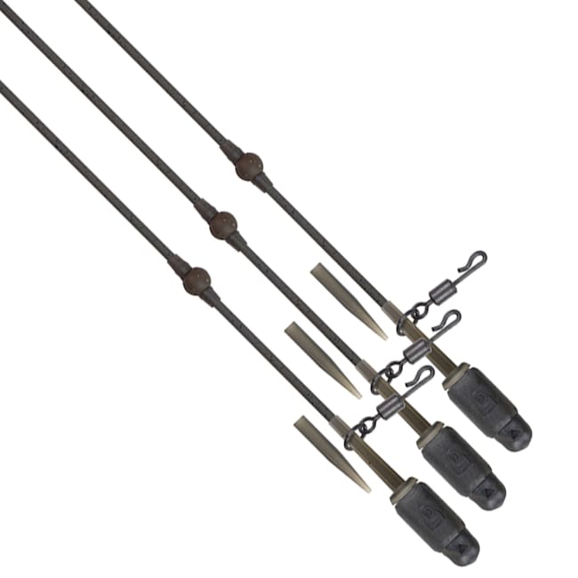Fox Edges Tuff Tungsten Tubing Heli-Clip Rigs 3 Piece
