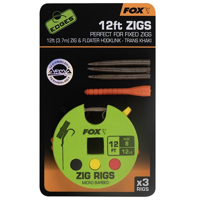 Fox Edges Zig Rig 8 X 3 12ft