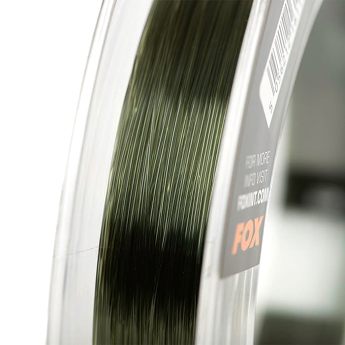 Fox Exocet Pro Lo-Vis Green Double Tapered Fishing Mainline 300m Close Up 1