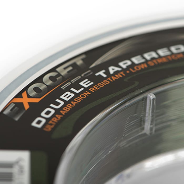 Fox Exocet Pro Lo-Vis Green Double Tapered Fishing Mainline 300m Close Up 2