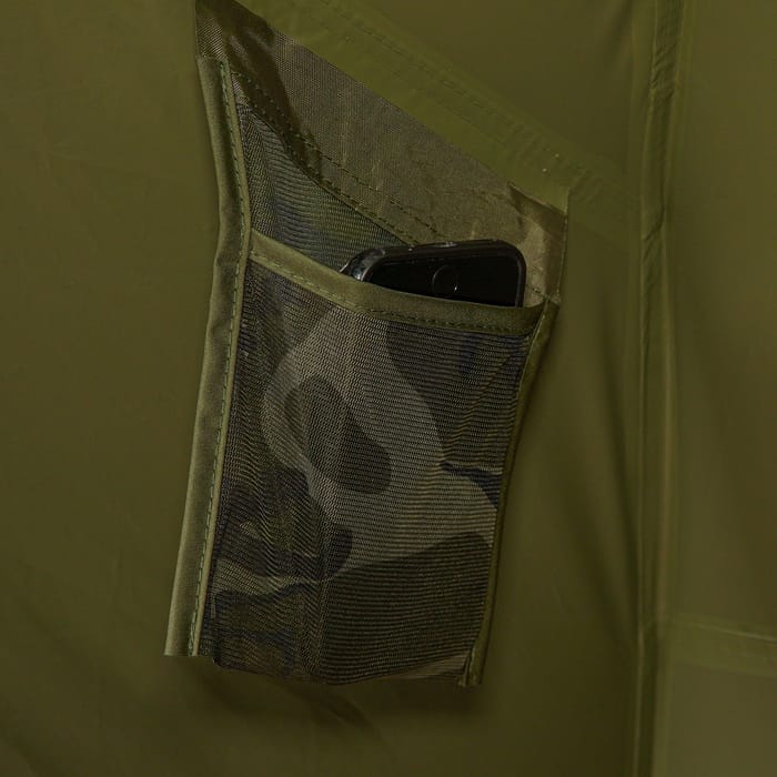 Fox Frontier X Bivvy In Use Pockets