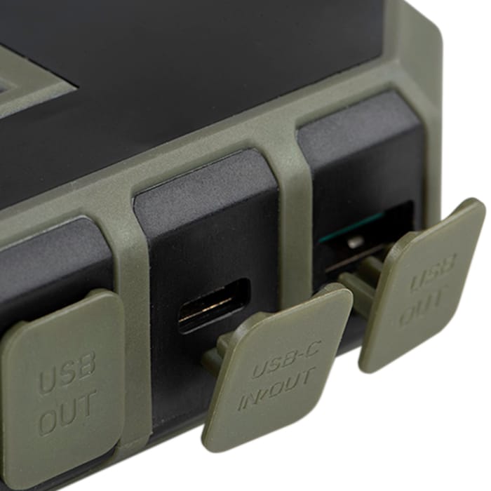 Fox Halo 27K Wireless Power Pack USB Ports Open