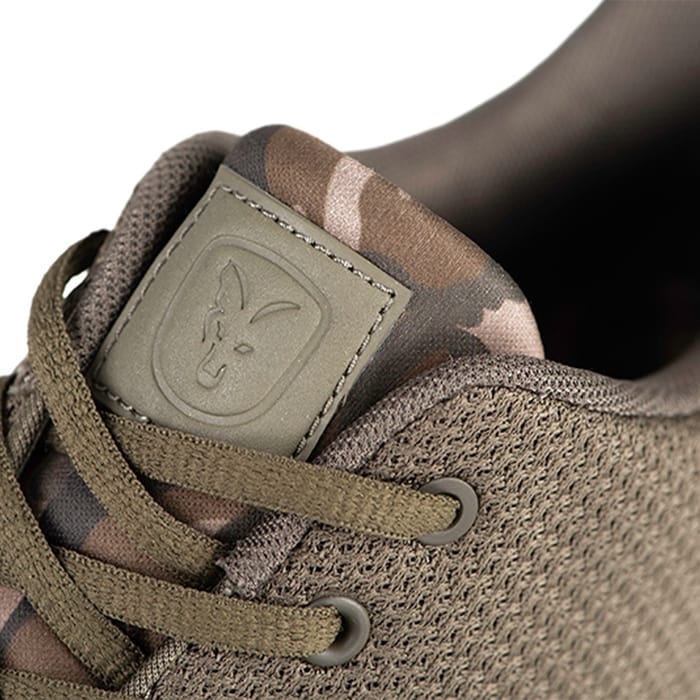 Fox Khaki & Camo Lightweight Trainer Close Up 2