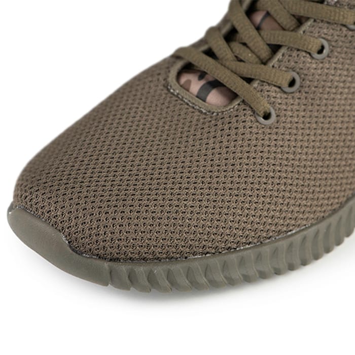 Fox Khaki & Camo Lightweight Trainer Close Up 3