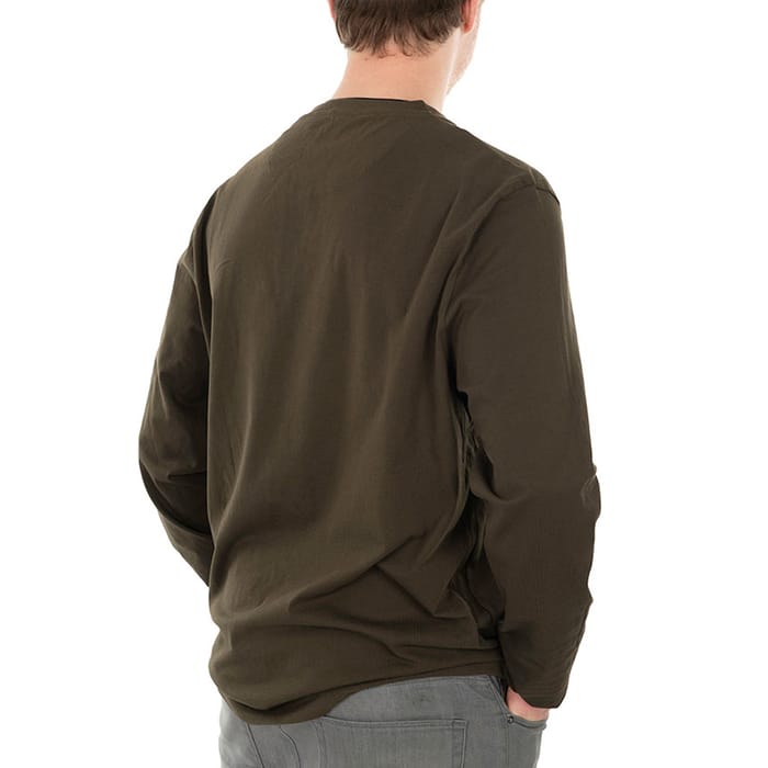 Fox Khaki / Camo Long Sleeve T-Shirt Back