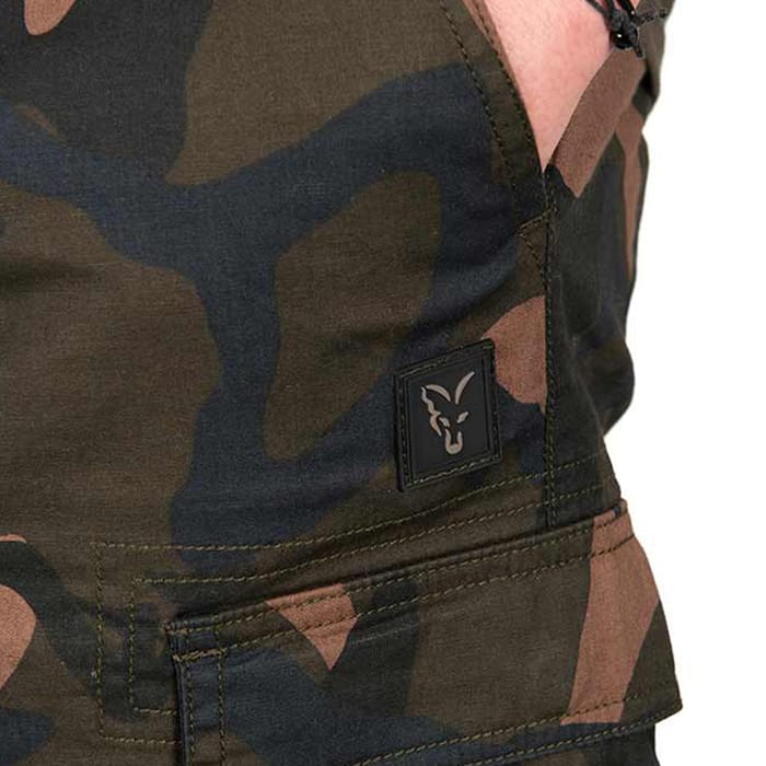 Fox Lightweight Camo Combat Shorts Close Up 3