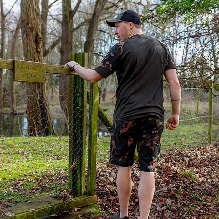 Fox Lightweight Camo Combat Shorts In Use 4