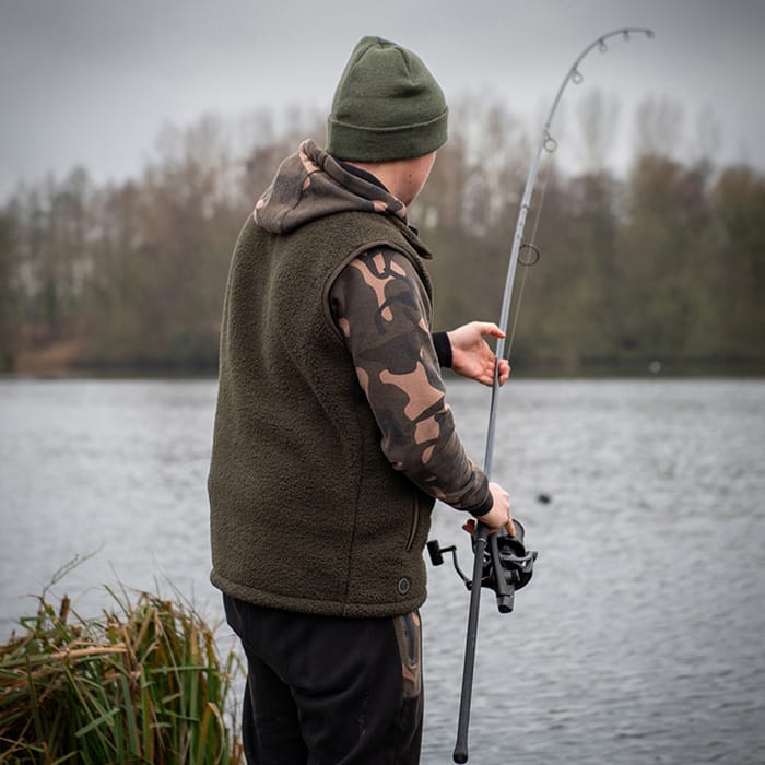Fox Sherpa Hybrid Gilet - Olive
