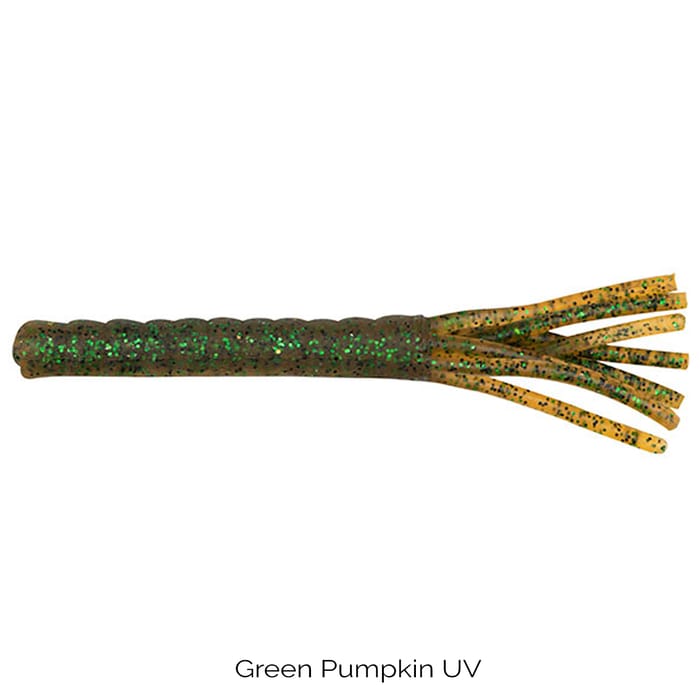 Fox Rage Creature Funky Worms Lure 7cm Green Pumpkin UV