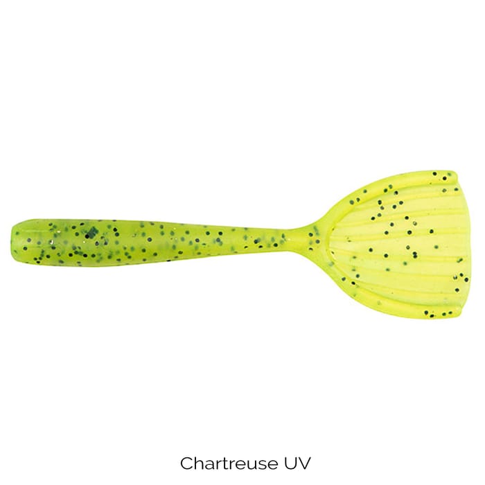 Fox Rage Creature Shovel Shads Lure 9cm Chartreuse UV