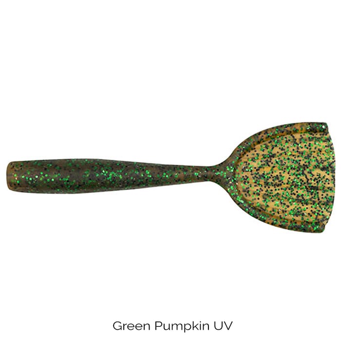 Fox Rage Creature Shovel Shads Lure 9cm Green Pumpkin UV