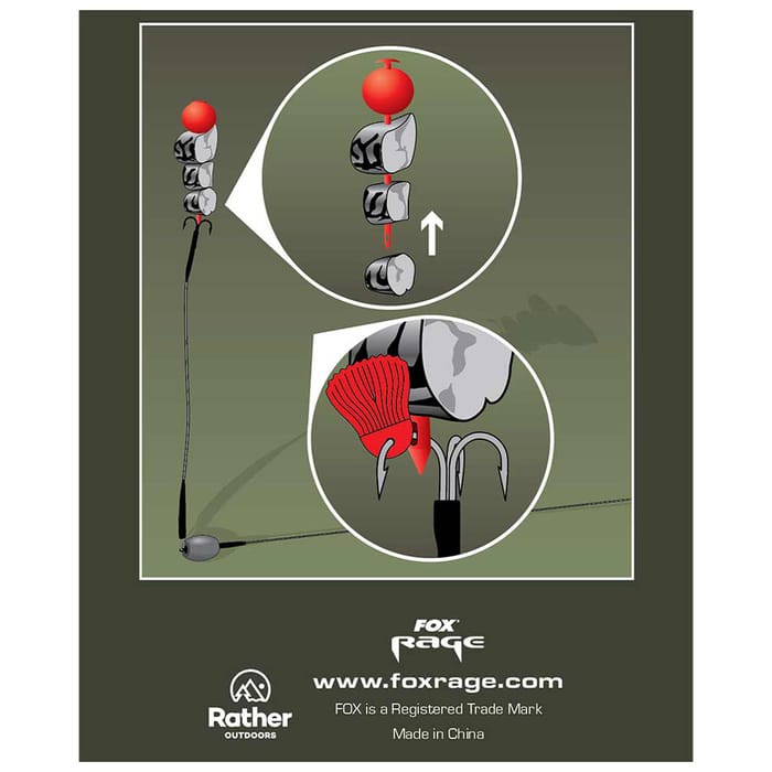 Fox Rage Predator Deadbait Kebab Kit - Natural Grey 1