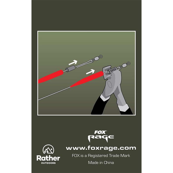 Fox Rage Predator Red Trace Crimp Covers 2