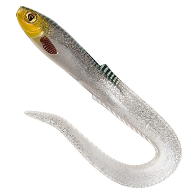 Fox Rage Slick Eel Lure - UV Silver Halo