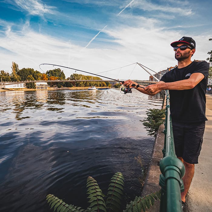 Fox Rage Street Fighter Perch Poker Rod In Use 7