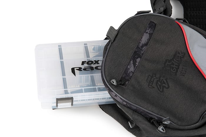 Fox Rage Street Fighter Utility Fishing Vest In Use 1