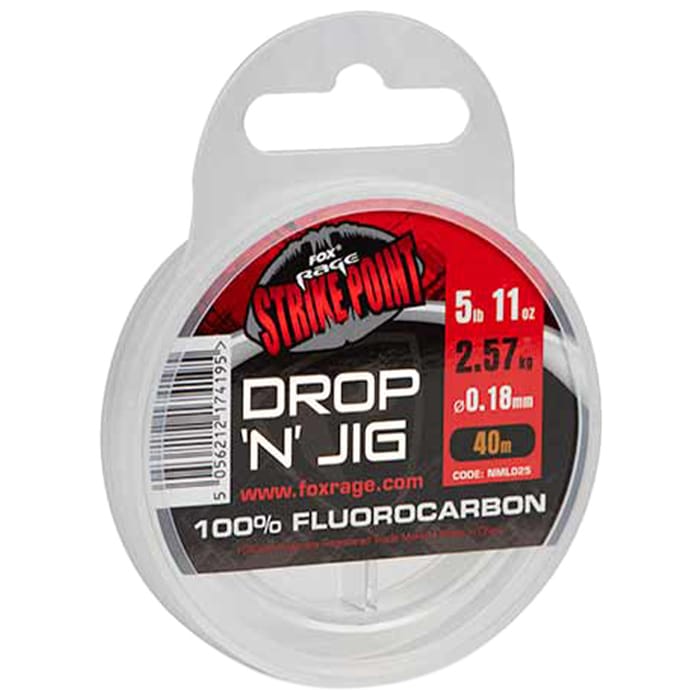Fox Rage Strike Point Drop 'N' Jig Fluorocarbon Line 1