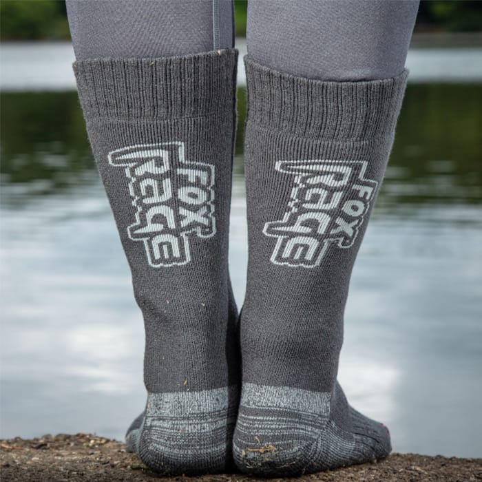 Fox Rage Thermolite Fishing Socks In Use 1