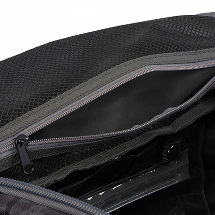 Fox Rage Voyager Camo Medium Holdall Close Up Zip Pocket