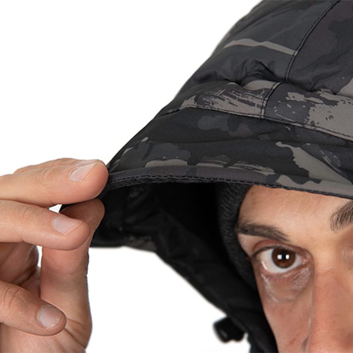 Fox Rage Winter Fishing Suit Close Up Hood 2