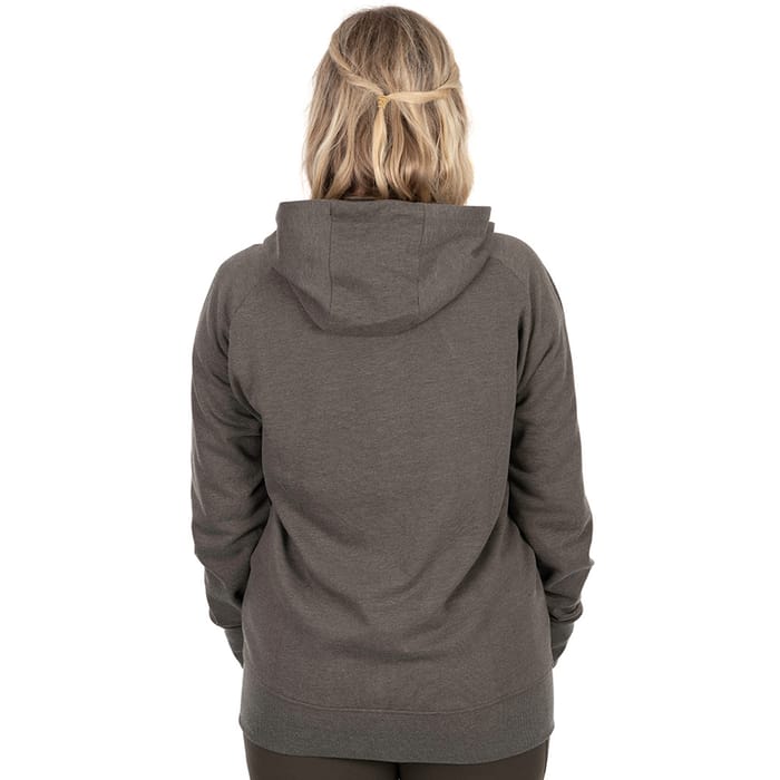 Fox Womans Fishing Zipped Hoodie Back