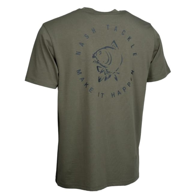 Nash Make It Happen Carp Logo T-Shirt - Green
