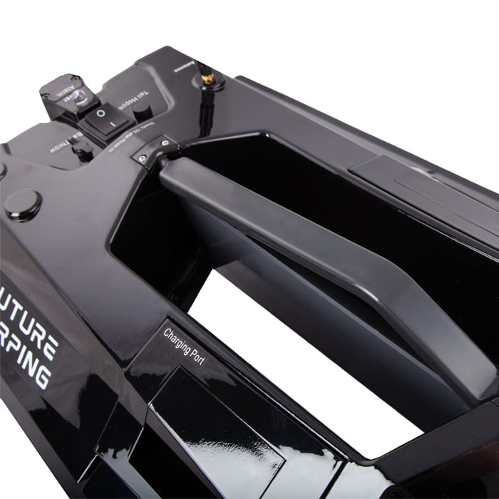 Future Carping V70 Black Fishing Bait Boat Close Up 2