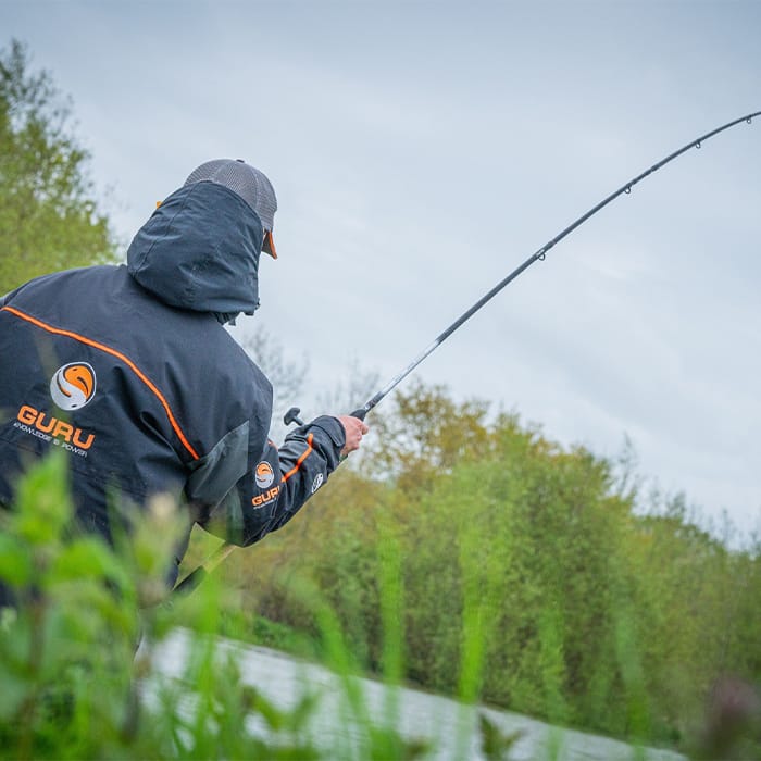 Guru A-Class Method Feeder Fishing Rod In Use 4