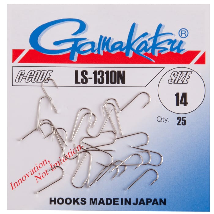 Gamakatsu LS-1310 Nickel Hooks Size 14