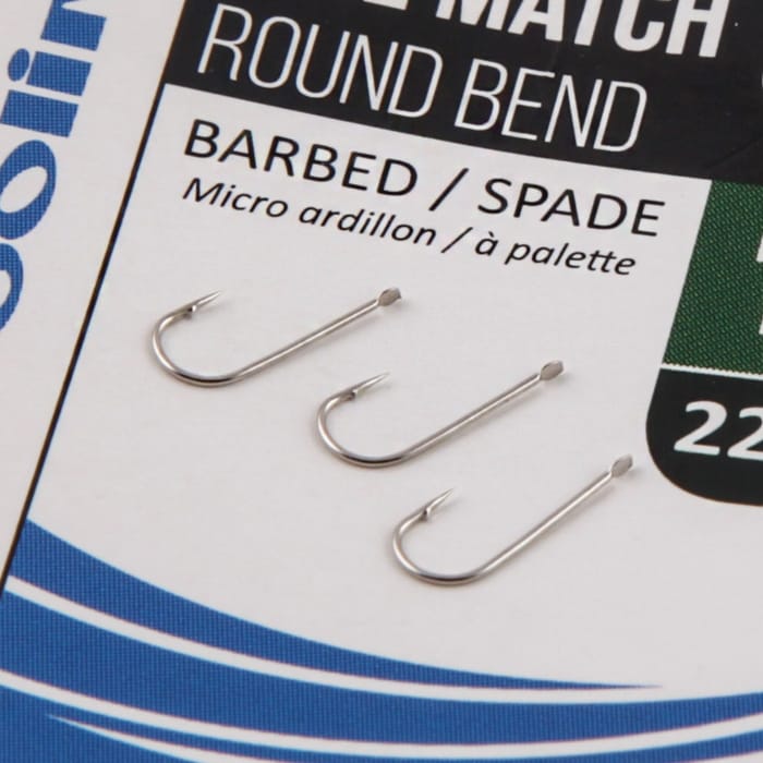 Garbolino Competition Fine Match Round Bend Hooks  3