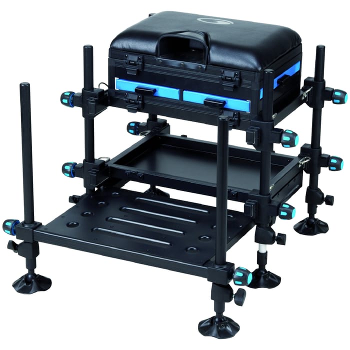 brillo match fishing seat box Fish Fighter Guide Series Boat with Slide Out Drawer with 4 drawer colors (Black) : Sports & Outdoors Fish Fighter Guide Series Boat