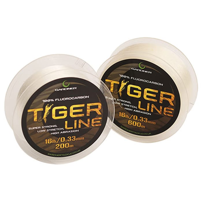 Gardner Tiger Fluorocarbon Fishing Line 200m & 600m