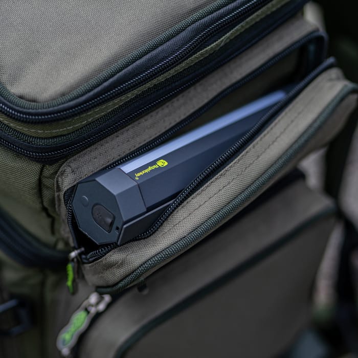 Greys Prodigy Tackle Base Fishing Rucksack In Use 9