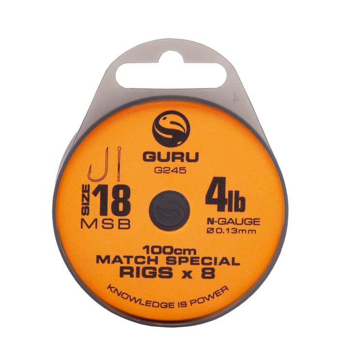 Guru Match Special Fishing Ready Rigs 1m 2