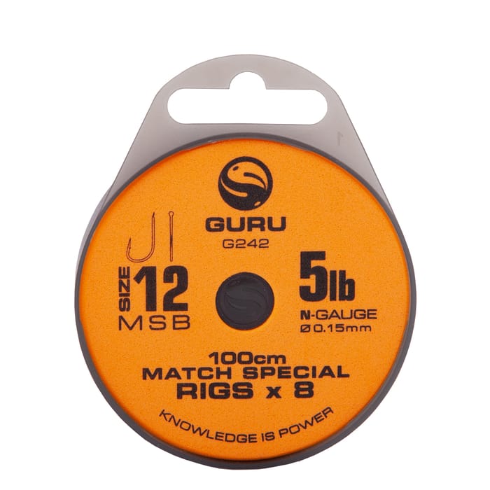 Guru Match Special Fishing Ready Rigs 1m 3