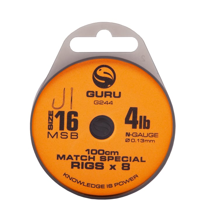 Guru Match Special Fishing Ready Rigs 1m 5