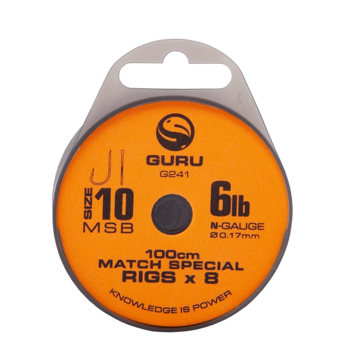 Guru Match Special Fishing Ready Rigs 1m 6