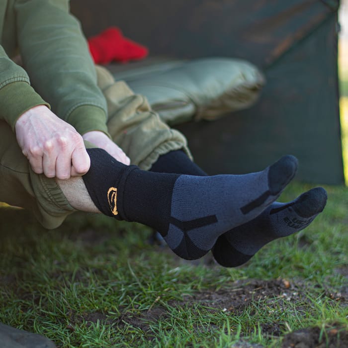 Guru Merino Wool Fishing Socks In Use 3