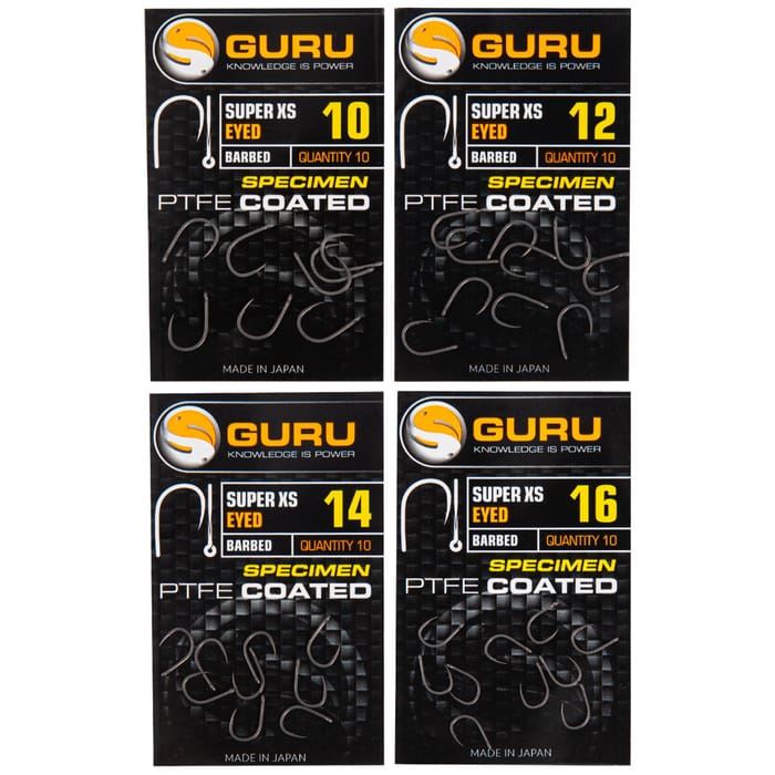 Guru Super XS Eyed Hooks Barbed