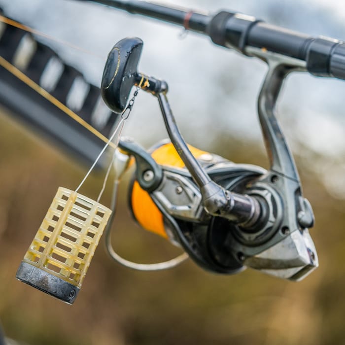 Guru X-Change Bait Up Fishing Rod In Use 3